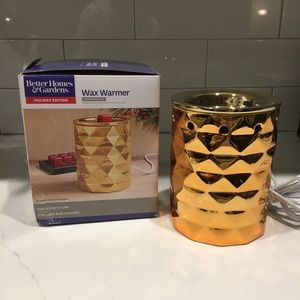 Better Homes & Gardens Wax Warmer Faceted Metallic